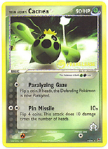Cacnea Prerelease Pokemon Promo Card