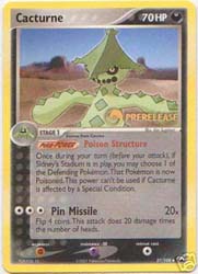Pokemon Cards CACTURNE Power Keepers Promo
