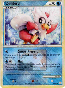 Delibird from HeartGold SoulSilver League Promo