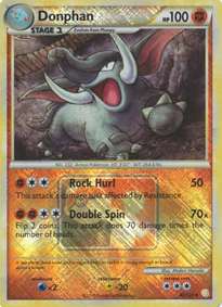 Donphan league promo HeartGold SoulSilver Series
