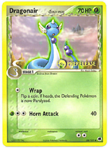 Dragonair Prerelease EX Dragon Frontiers Promo Pokemon