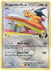 Promo Dragonite Pokemon League Promo 2009-2010