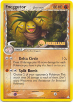 Pokemon Exeggutor Prerelease Promo Foil Holon Phantom