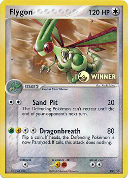 Pokemon Cards Flygon Winner Promo