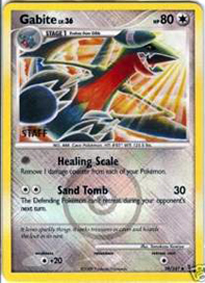 Promo Gabite State Championship Staff Pokemon League Promo 2009-2010