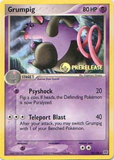 Grumpig Prerelease ex Emerald
