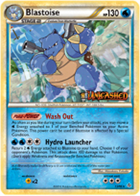HS Unleashed Prerelease Blastoise 13/95