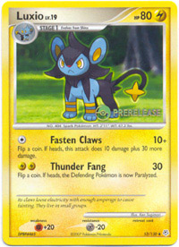 Luxio Prerelease EX Diamond and Pearl