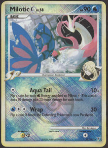Promo Milotic C Pokemon League Promo 2009-2010