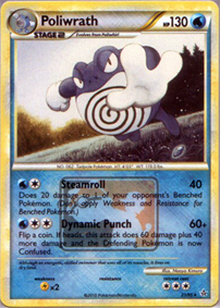 HOLO STAR 2011 POLIWRATH LEAGUE PROMO #21