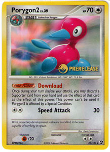 Porygon 2 Prerelease Great Encounters Promo pokemon cards