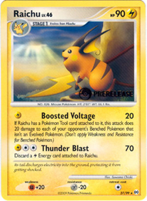 Raichu Prerelease Arceus Series