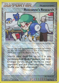 Promo Roseannes Research Pokemon League Promo 2009-2010