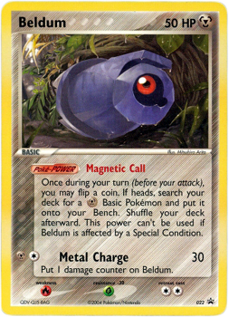 Pokemon Cards Beldum 22 Nintendo Black Star Promo