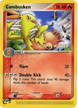 Combusken - 009 - (Winner) Rare - Pokemon Promo Cards - Pokemon