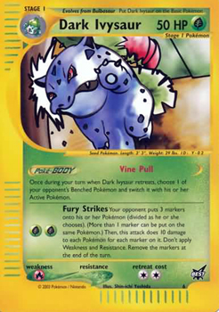 Dark Venusaur 7 Winner Rare Best of Promos