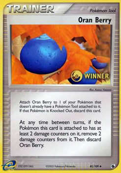 Oran Berry 85 Winner Best of Promos