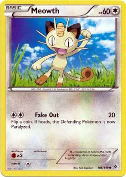 Meowth 106/149 Common