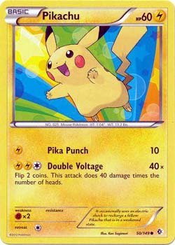 Pikachu 50/149 Common