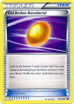 Old Amber Aerodactyl 97/108