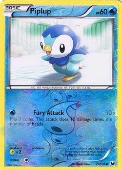 Piplup 27/108 Reverse Holo