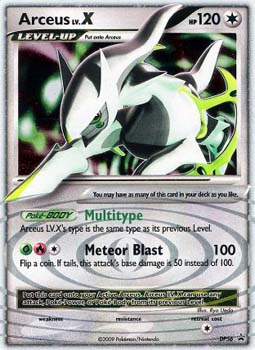 Arceus LV.X DP56 Ultra Rare Diamond & Pearl Promos Pokemon Promo Cards