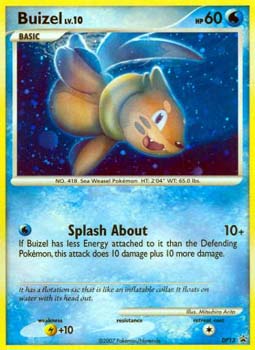 Buizel DP13 Holo Rare Diamond & Pearl Promos Pokemon Promo Cards