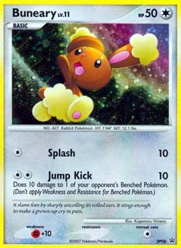 Buneary DP06 Holo Rare Diamond & Pearl Promos Pokemon Promo Cards