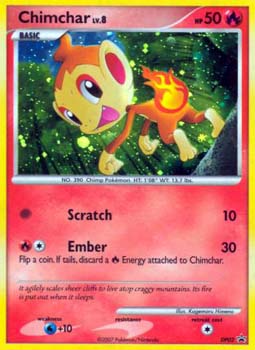 ChimChar DP02 Holo Rare Diamond & Pearl Promos Pokemon Promo Cards