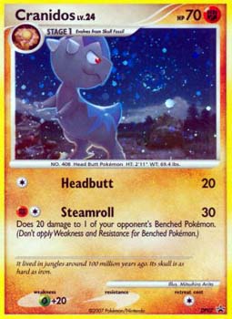 Cranidos DP07 Holo Rare Diamond & Pearl Promos Pokemon Promo Cards