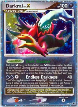 Darkrai LV.X DP19 Ultra Rare Diamond & Pearl Promos Pokemon Promo Cards