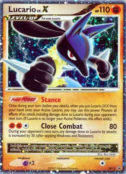 Lucario LV.X DP12 Ultra Rare Diamond & Pearl Promos Pokemon Promo Cards