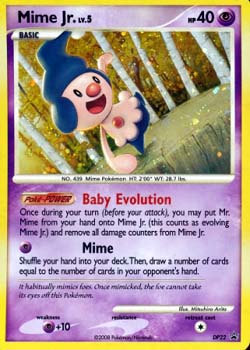 Mime Jr. DP22 Holo Rare Diamond & Pearl Promos Pokemon Promo Cards