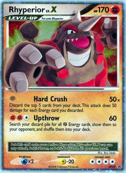 Rhyperior Lv. X DP29 Ultra Rare Diamond & Pearl Promos Pokemon Promo Cards
