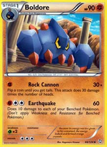 Pokemon Trading Card Game Boldore 66/124 Uncommon Black & White Dragons Exalted