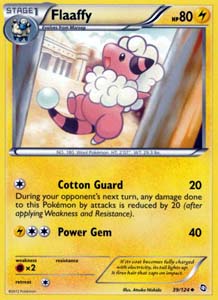 Pokemon Trading Card Game Flaaffy 39 Uncommon Black & White Dragons Exalted