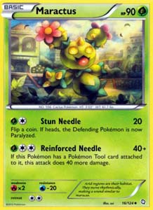 Pokemon Trading Card Game Maractus 16/124 Uncommon Black & White Dragons Exalted