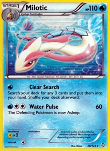 Pokemon Trading Card Game Milotic 28/124 Holo Rare Black & White Dragons Exalted