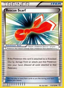 Pokemon Trading Card Game Rescue Scarf 115/124 Uncommon Trainer  Black & White Dragons Exalted