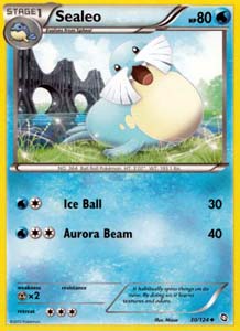 Pokemon Trading Card Game Sealeo 30/124 Uncommon Black & White Dragons Exalted