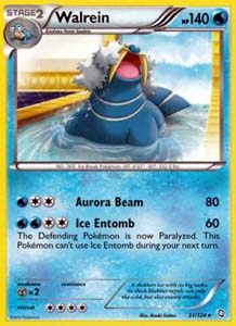 Pokemon Trading Card Game Walrein 31/124 Rare Rare Black & White Dragons Exalted
