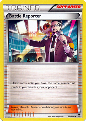 Pokemon Trading Card Game Battle Reporter 88/111 Uncommon XY Furious Fists
