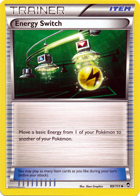 Pokemon Trading Card Game Energy Switch 89/111 Uncommon XY Furious Fists