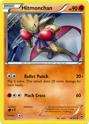 Pokemon Trading Card Game Gothorita 40/111 Reverse Holo Uncommon XY Furious Fists