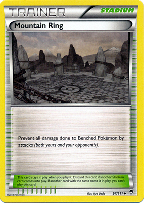 Pokemon Trading Card Game Mountain Ring 97/111 Uncommon XY Furious Fists