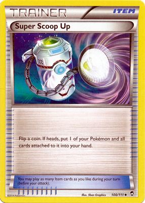 Pokemon Trading Card Game Super Scoop Up 100/111 Uncommon XY Furious Fists