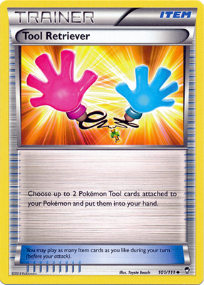 Pokemon Trading Card Game Tool Retriever 101/111 Uncommon XY Furious Fists