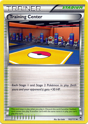 Pokemon Trading Card Game Training Center 102/111 Uncommon XY Furious Fists