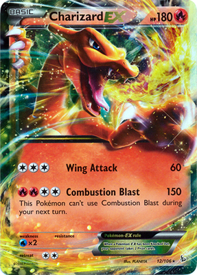 Pokemon Trading Card Game Charizard EX 12/106 Ultra Rare Holo XY Pokemon