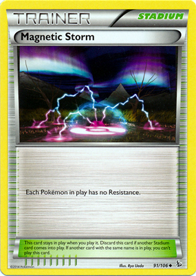 Pokemon Trading Card Game Magnetic Storm 91/106 Uncommon Trainer XY Flashfire Pokemon